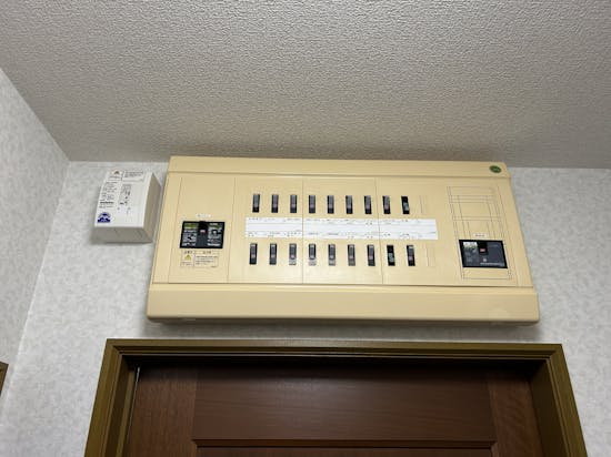 工事後 藤枝市のお客様の感震ブレーカー新設工事