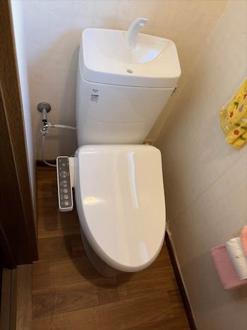 千葉県茂原市のお客様のアメージュ便器工事