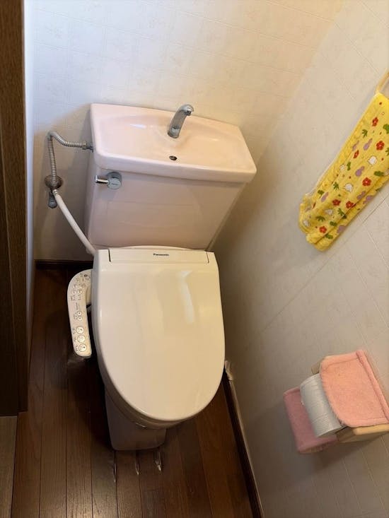 工事前　千葉県茂原市のお客様のアメージュ便器工事