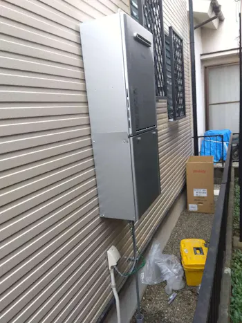東京都八王子市のお客様の給湯器工事
