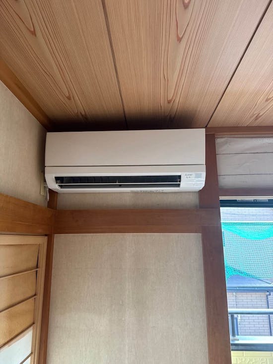 工事後　埼玉県狭山市のお客様のエアコン交換工事