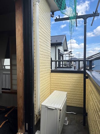 埼玉県狭山市のお客様のエアコン交換工事　具体的な工事内容1