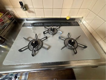 群馬県安中市のお客様のビルトインコンロ交換工事
