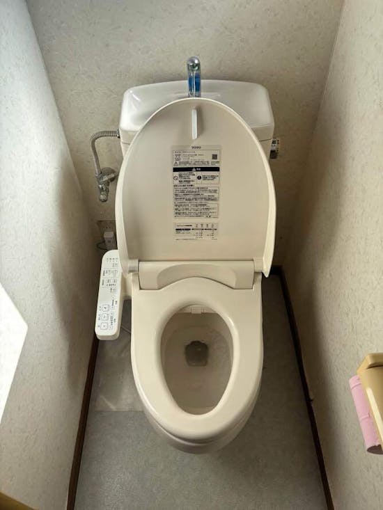 工事後　茨城県つくば市のお客様の温水洗浄便座交換工事