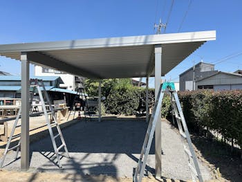 伊勢崎市のお客様のカーポート工事　具体的な工事内容4