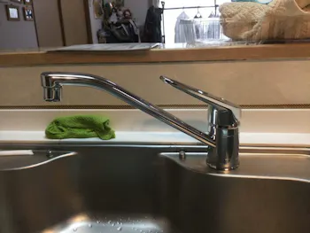 東京都青梅市のお客様の混合栓交換工事