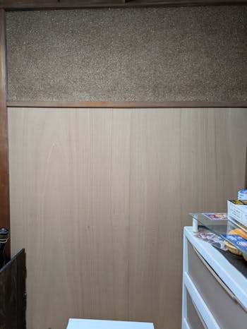 静岡県のお客様のベニヤ板張替え工事