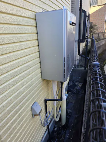 東京都八王子市のお客様のガス給湯器交換工事