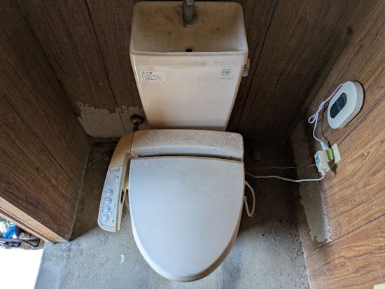 工事前　静岡県磐田市のお客様のトイレ交換工事