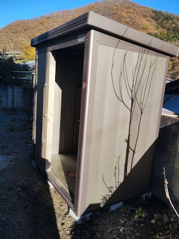 群馬県桐生市のお客様の物置設置工事