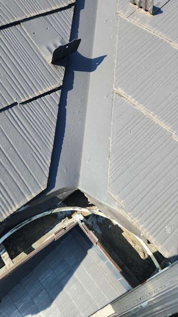 千葉県佐倉市のお客様の雨どい洗浄工事