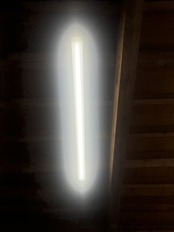 福岡県のお客様の車庫照明器具交換工事　具体的な工事内容2