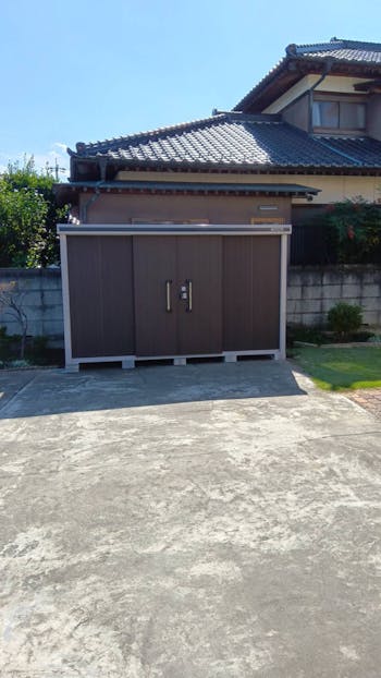 高崎市のお客様の物置・倉庫工事