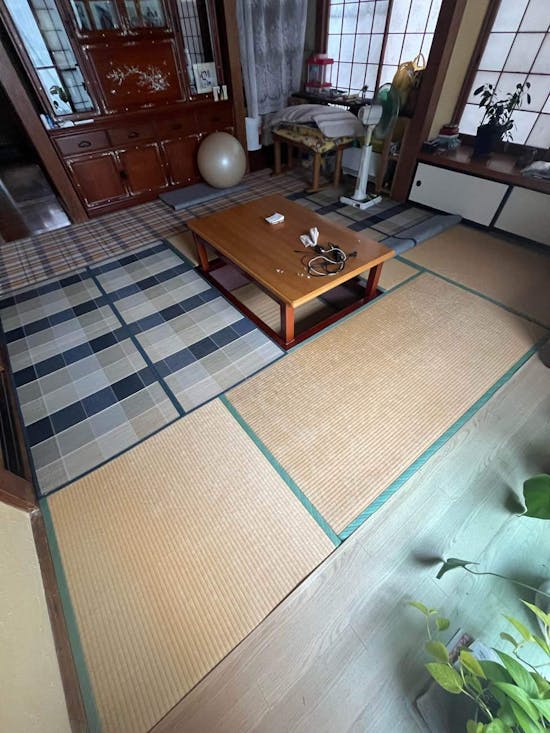 工事前　栃木県宇都宮市のお客様の床フローリング張工事