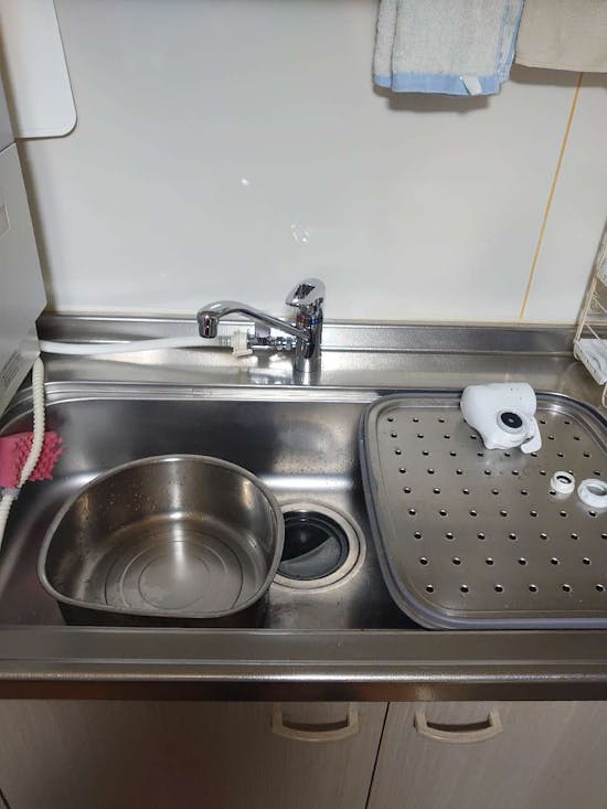 工事後　東京都板橋区のお客様のキッチン水栓・分岐金具交換工事