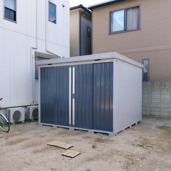 工事後 西宮市のお客様の物置・倉庫工事