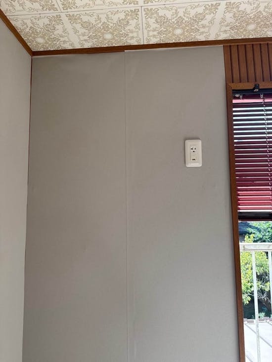 工事前　埼玉県入間郡のお客様の新規エアコン設置工事