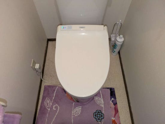 工事前　静岡県静岡市のお客様の便座交換工事