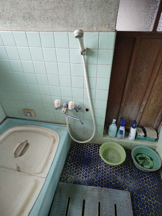 工事前　福島県いわき市のお客様の水栓取付工事