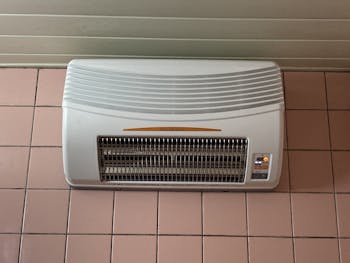 亀岡市のお客様の浴室換気暖房乾燥機工事