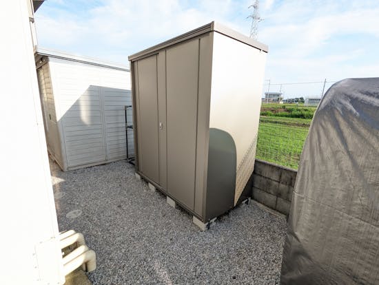 工事後　熊谷市のお客様の物置・倉庫工事