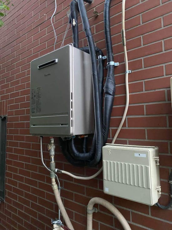 工事後 埼玉県ふじみ野市のお客様の給湯器交換工事