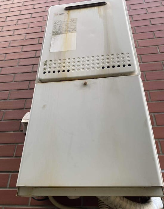 工事前 埼玉県ふじみ野市のお客様の給湯器交換工事