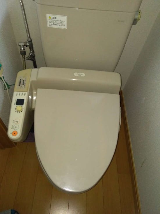 工事前　東京都立川市のお客様の便座交換工事