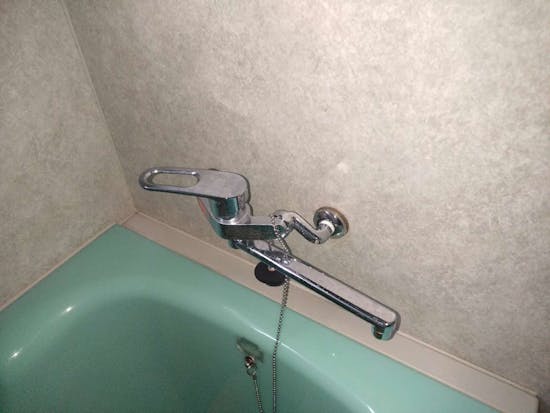 工事前　神奈川県横浜市のお客様の浴室水栓工事