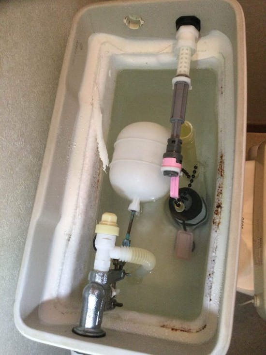 工事後 東京都青梅市のお客様のトイレタンク補修工事