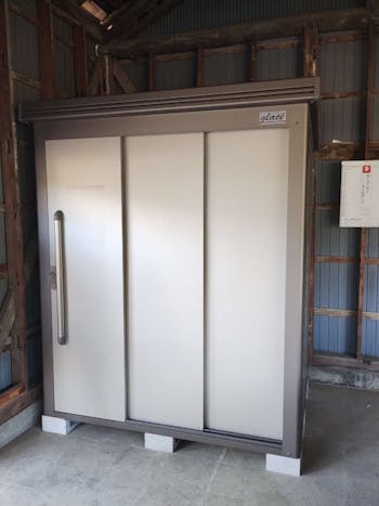 群馬県高崎市のお客様の物置設置工事