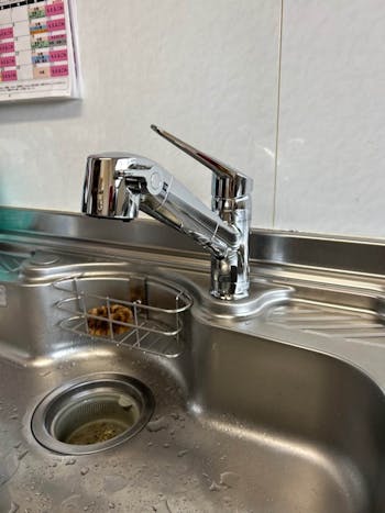 宮城県亘理郡のお客様のキッチン混合栓交換工事