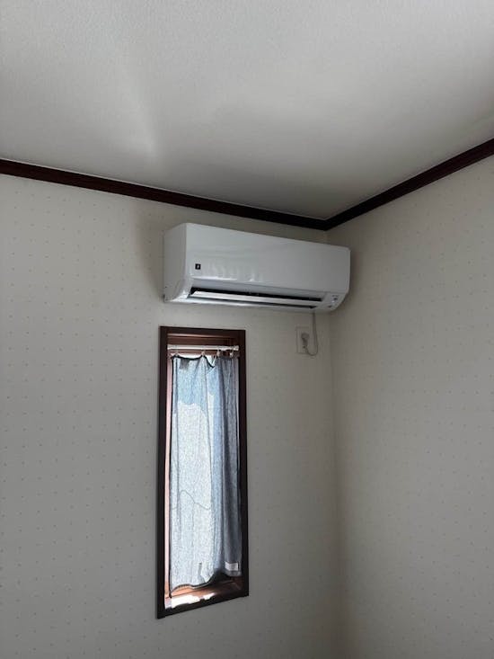 工事後　埼玉県上尾市のお客様のエアコン設置工事