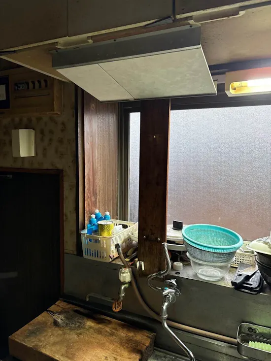 工事前　栃木県足利市のお客様のガス瞬間湯沸かし器交換工事