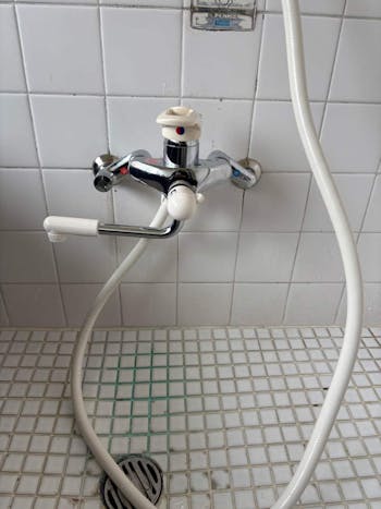 茨城県土浦市のお客様の浴室水栓交換工事