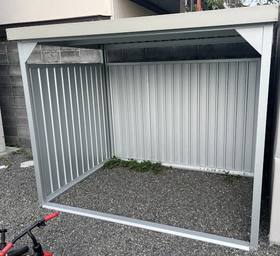 工事後　藤枝市のお客様の物置・倉庫工事