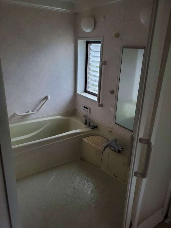 工事前 栃木県小山市のお客様の水廻り改修+石油からガス給湯器へ