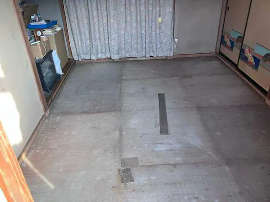 工事前　群馬県佐波郡のお客様の畳、フローリング工事