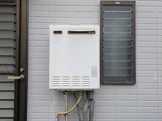 工事前　静岡県磐田市のお客様のガス給湯器交換工事