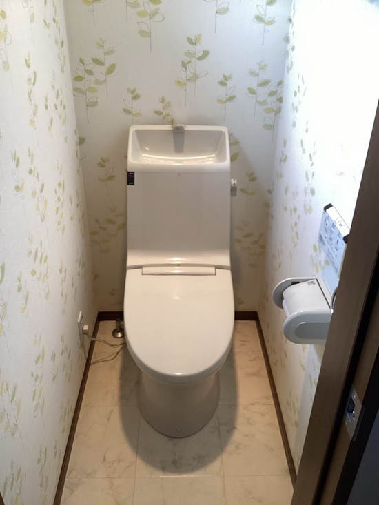工事前　神奈川県平塚市のお客様のトイレ交換工事