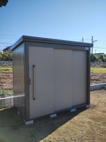 群馬県前橋市のお客様の物置設置工事