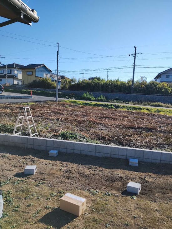 工事前　群馬県前橋市のお客様の物置設置工事