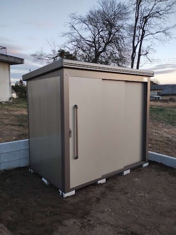 群馬県前橋市の物置設置工事