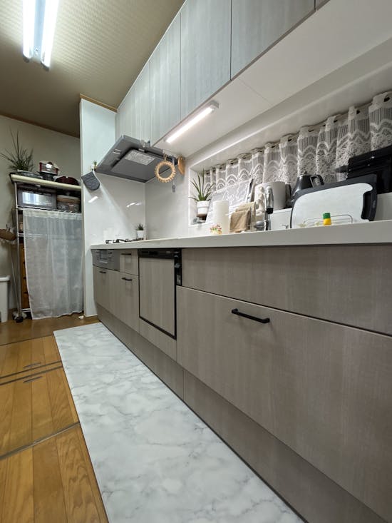 工事後　市原市のお客様のシステムキッチン工事