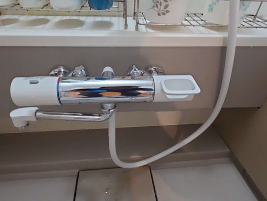 工事後　栃木県宇都宮市のお客様のシャワー水栓工事