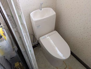 静岡県駿東郡長泉町のお客様のトイレ+紙巻器交換工事