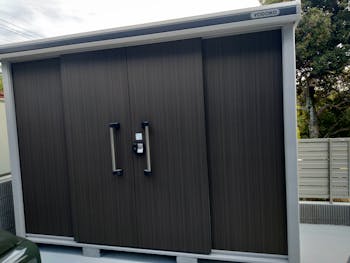 廿日市市のお客様の物置工事