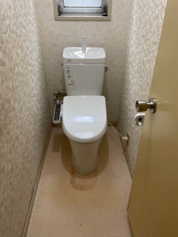 山梨県大月市のお客様のトイレ交換工事