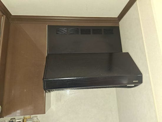 工事前 宮城県大崎市のお客様のレンジフード交換工事