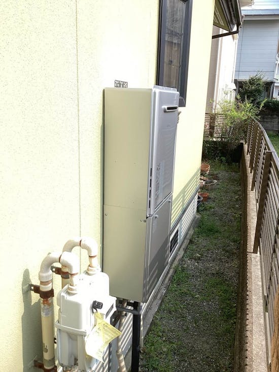 工事後　神奈川県小田原市のお客様のリンナイガス給湯器工事
